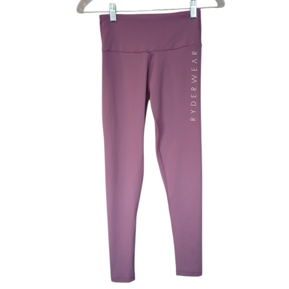 Ryderwear Scrunch Back Mauve Active Leggings Size Small